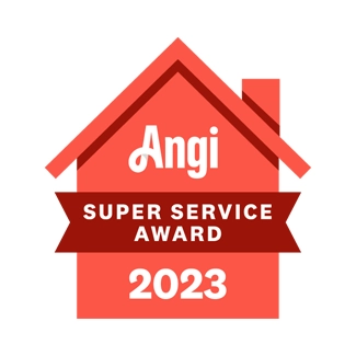 Angi's award for Super Service in 2023